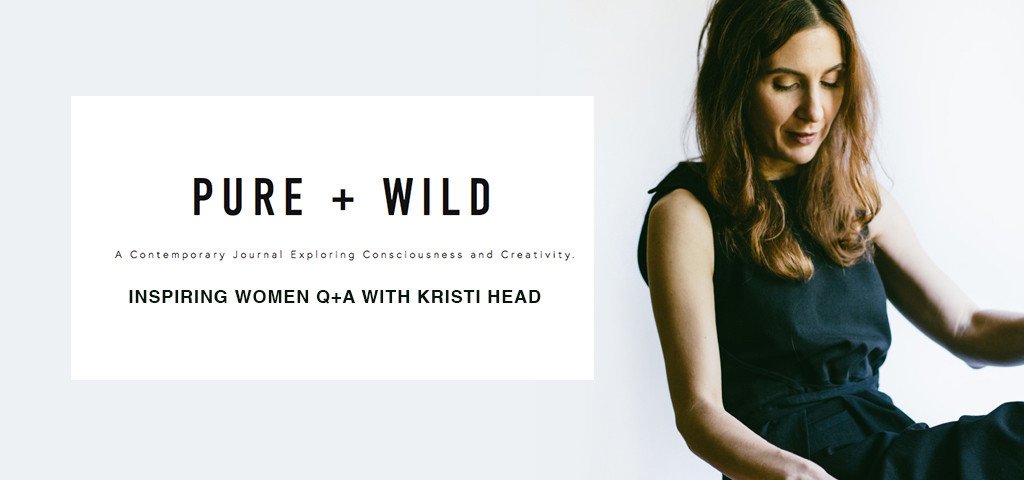 Pure+Wild Q+A With Kristi Head